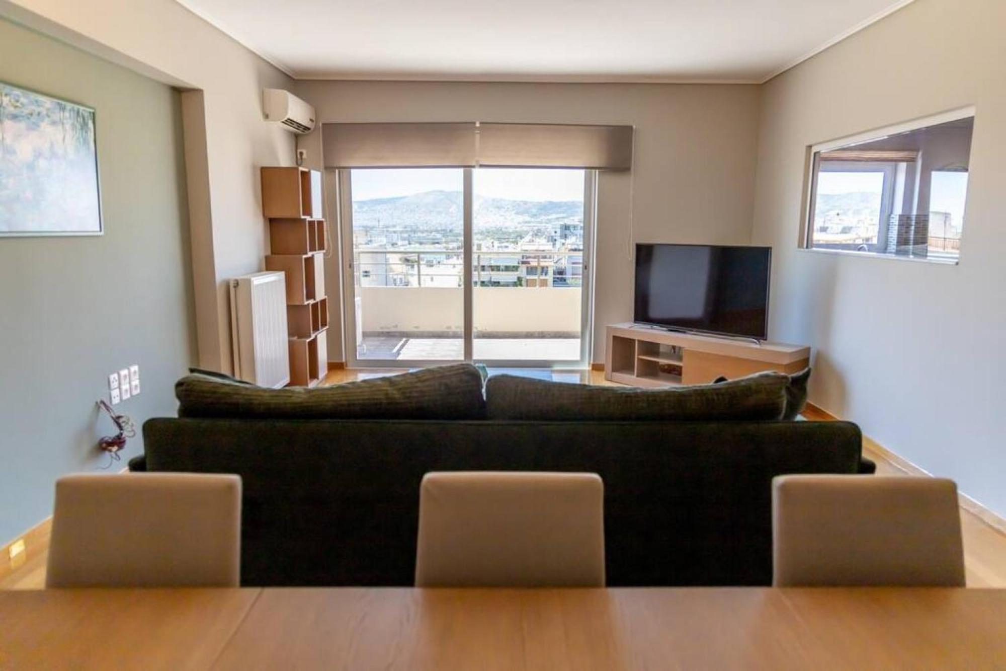 Petralona dazzling top floor 1BD/AP Atene Esterno foto